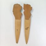 Ξύλινοι σκαλιστοί σελιδοδείκτες vintage - Image 2