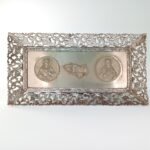 Μεταλλική κορνίζα Χριστιανικού περιεχομένου