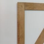 Ξύλινο ορθογώνιο τρίγωνο χάρακας - Image 3