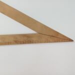 Ξύλινο ορθογώνιο τρίγωνο χάρακας - Image 4