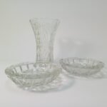 Γυάλινο βάζο με δυο τασάκια - Image 2