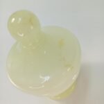 Γυάλινη φοντανιέρα οπαλίνας με καπάκι - Image 2