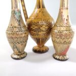 3 ξύλινα μικρά βάζα με μαρκετερί από τις φυλακές Κέρκυρας - Image 5