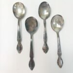 4 ασημένια κουταλάκια Rogers and Sons