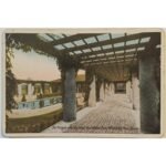 Vintage Καρτ Ποστάλ "The Pergola and Lily Pond", Assiniboine Park, Winnipeg, Man., Canada (μέσα 20ού αιώνα)
