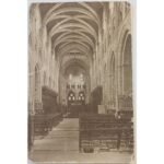 Vintage Καρτ Ποστάλ "Buckfast Abbey Church", Interior (1950)