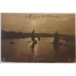 Vintage Καρτ Ποστάλ "La Cote d΄or au clair de lune" (1918)