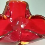 Γυάλινο σταχτοδοχείο Murano 'Red Kiss' - Image 4