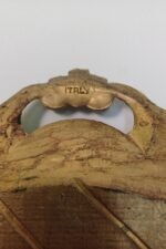 Vintage ξύλινος ιταλικός δίσκος με ανατύπωση πίνακα ζωγραφικής - Image 3