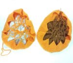 Πλεκτό χειροποίητο ριχτάρι και 2 στρογγυλές μαξιλαροθήκες - Image 4