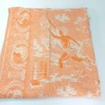 Παραδοσιακό υφαντό κάλυμμα (πολυθρόνας/ μονού κρεβατιού) με αρχαιοελληνικό θέμα