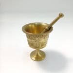 Διακοσμητικό γουδί από μπρούτζο