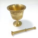 Διακοσμητικό γουδί από μπρούτζο - Image 2