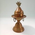 Μαγκάλι χάλκινο μινιατούρα 1950s