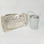 Επάργυρος δίσκος με παγοθήκη