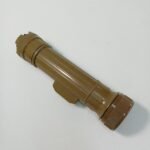 Vintage αμερικάνικος φακός FULTON (MX-993/U) καφέ