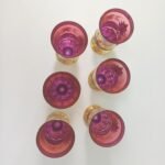 Ποτήρια 'Water cup with gold' Qiang Sheng κόκκινα - Image 8