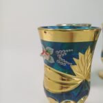 Ποτήρια 'Water cup with gold' Qiang Sheng μπλε - Image 3