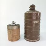 Φίλτρο μάσκας αερίων WW II και επιτραπέζιος αναπτήρας vintage - Image 4