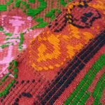 Παραδοσιακό υφαντό κάλυμμα (διθέσιου καναπέ/ ημίδιπλου κρεβατιού) πολύχρωμο - Image 4