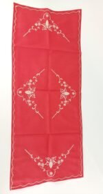 Σετ διακοσμητικών κόκκινων τραβερσών-καρέ (12 τεμάχια) - Image 3