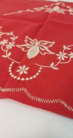 Σετ διακοσμητικών κόκκινων τραβερσών-καρέ (12 τεμάχια) - Image 4