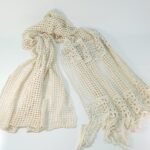 Χειροποίητα πλεκτά, λευκά είδη σαλονιού, 4 τεμαχίων