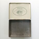 Vintage μεταλλική ταμπακιέρα 'Πέλλα - Καβάλλα', σπάνια - Image 2