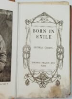 'Born in Exile' George Gissing (1913)