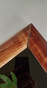 Κορνίζα με ελαιογραφία στην πίσω όψη γυάλινης επιφάνειας 'Ζήτω η Ελλάς' 1912 - Image 7