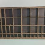 3 συρτάρια τυπογράφου vintage