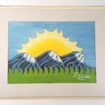 Μοντέρνος πίνακας σε κορνίζα