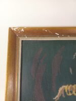 Vintage κάδρο με χειροποίητο κέντημα 'Χορεύτρια φλαμένκο' - Image 2