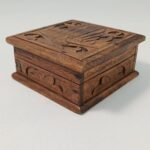 Ινδικό ξύλινο κουτί vintage - Image 4