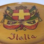 Ξύλινο πιάτο με θυρεό "Italia" - Image 3