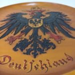 Ξύλινο πιάτο με το θυρεό της Γερμανική (WWI) - Image 3