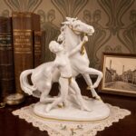 Πορσελάνινο άλογο με γητευτή (Gräfenthal porcelain- Germany) - Image 7