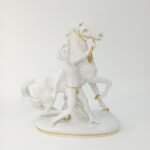 Πορσελάνινο άλογο με γητευτή (Gräfenthal porcelain- Germany)