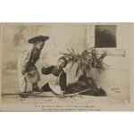 Vintage Καρτ Ποστάλ "La farce a réussi. Vous êtes-vous fait mal, Dit Jean, d'un air narquois, regardant son rival" (αρχές 20ού αιώνα)