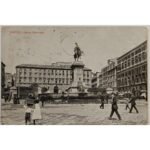 Vintage Καρτ Ποστάλ "Piazza Municipio", Ιταλία (1911)