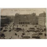 Vintage Καρτ Ποστάλ "Gare St-Lazare - Cour de Rome" 1915
