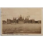 Vintage Καρτ Ποστάλ "Budapest - Országház - Parlament" (1915)