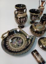 Διακοσμητικά souvenirs "Αρχαία Ελλάδα" σε μαύρο χρώμα και 24Κ χρυσό (15 τεμάχια) - Image 3