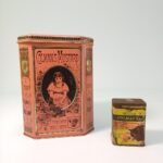 Vintage μεταλλικά κουτιά μουστάρδας "Colman's" (LOT 2 τεμαχίων)