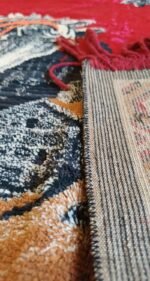 Υφαντή ταπισερί με θέμα "Κυνήγι" vintage - Image 5