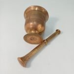 Μπρούτζινο γουδί με γουδοχέρι - Image 3