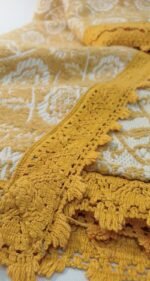 Παραδοσιακό ριχτάρι- υφαντό (κίτρινο-χρυσό χρώμα) - Image 2