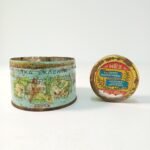 Vintage μεταλλικά κουτιά "ΜΕΖ παστίλλιες" και "Γλυκά Εκλεκτά- Κουφοπαντελής" (LOT 2 τεμ.)