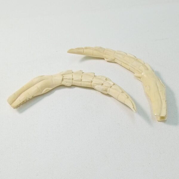 Κροκόδειλοι από ελεφαντόδοντο (2 τεμάχια) χειροποίητοι