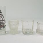 Ποτήρι και σφηνάκια (4 τεμάχια)